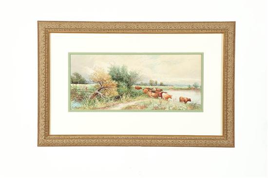 TWO PASTORAL SCENES BY THOMAS