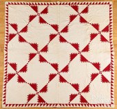 TWO PATCHWORK QUILTS, 19TH AND