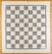 TWO PATCHWORK QUILTS, CA. 1900