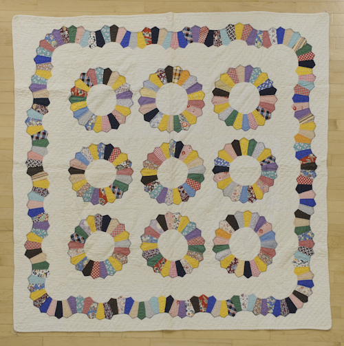 Two patchwork quilts early 20th