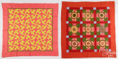 TWO PATCHWORK QUILTS<br>Two pa