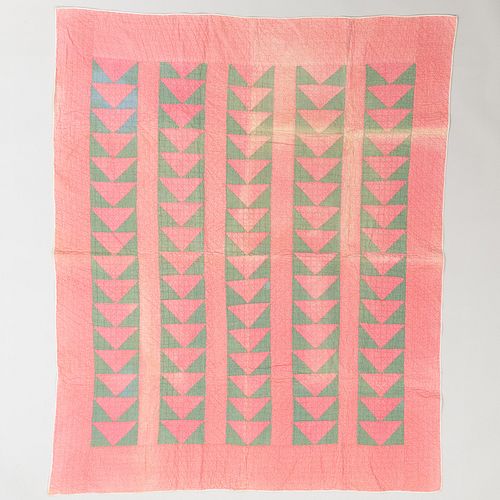 TWO PATCHWORK QUILTSThe first