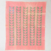 TWO PATCHWORK QUILTSThe first