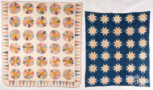TWO PATCHWORK QUILTSTwo patchwork