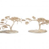 Two Patrick Mavros Silver Acac