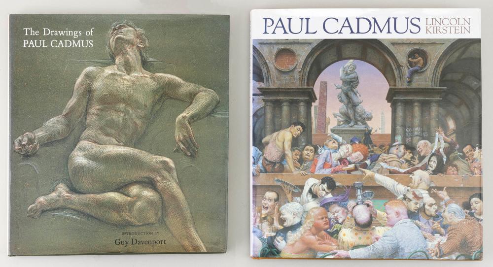 TWO PAUL CADMUS AUTOGRAPHED BOOKS