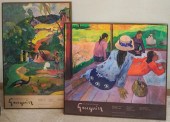 TWO PAUL GAUGUIN MUSEUM POSTER