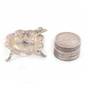 TWO PC. ANTIQUE SILVER; 1915 A