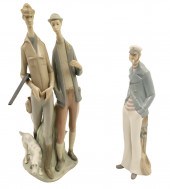 TWO PC. LOT OF LLADRO PORCELAI