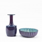 TWO PCS CHINESE JUN-WARE, BOWL