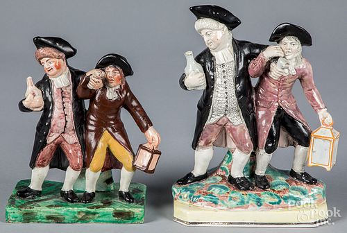 TWO PEARLWARE FIGURES, EARLY 19TH