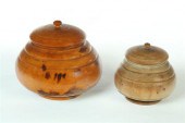 TWO PEASEWARE CONTAINERS.  Ame