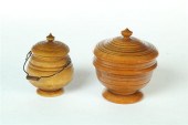 TWO PEASEWARE CONTAINERS.  Ame
