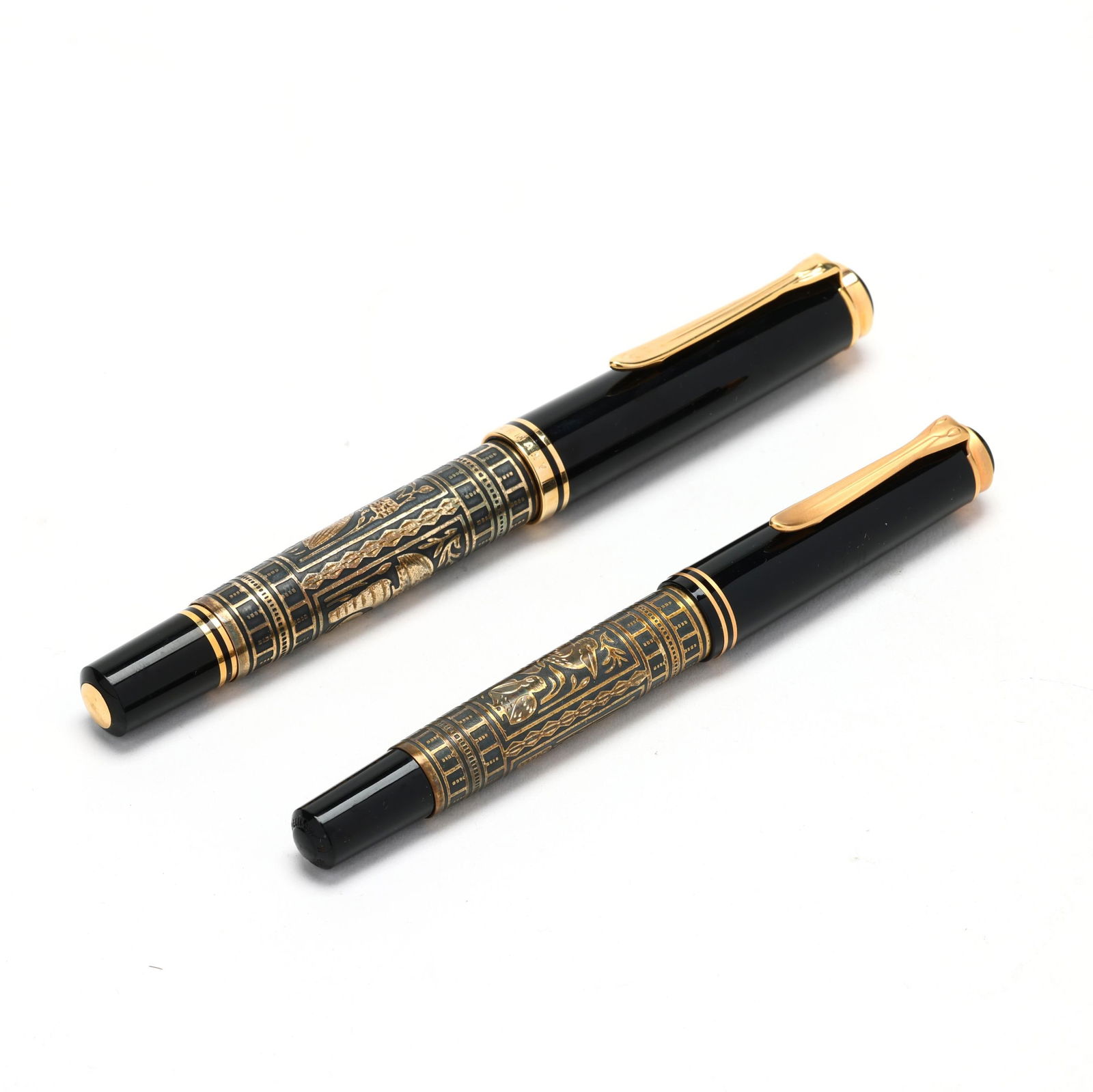 TWO PELIKAN  TOLEDO  FOUNTAIN