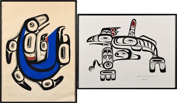 Two pencil signed Kroenung Inuit