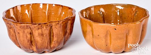 TWO PENNSYLVANIA DIMINUTIVE REDWARE