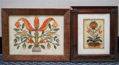 TWO PENNSYLVANIA DUTCH FRAKTUR