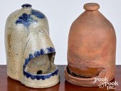 TWO PENNSYLVANIA EARTHENWARE C