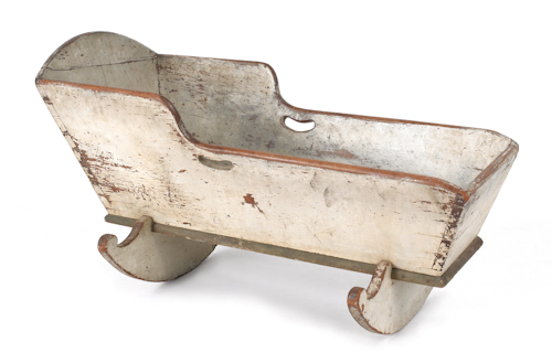 Two Pennsylvania painted cradles
