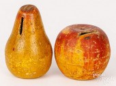 TWO PENNSYLVANIA PAINTED REDWA