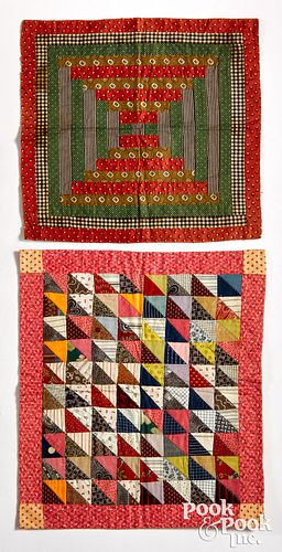 TWO PENNSYLVANIA PATCHWORK DOLL