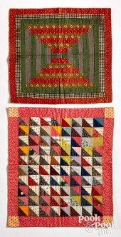 TWO PENNSYLVANIA PATCHWORK DOL