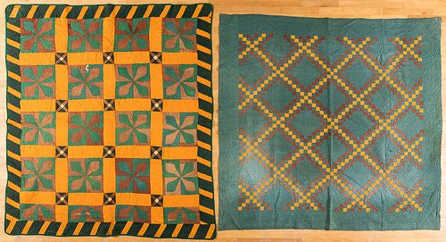 TWO PENNSYLVANIA PATCHWORK