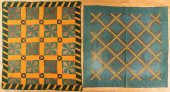TWO PENNSYLVANIA PATCHWORK QUI