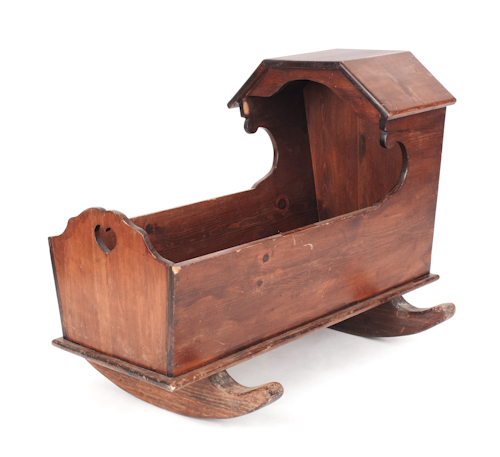 Two Pennsylvania pine cradles