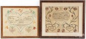 TWO PENNSYLVANIA PRINTED AND H
