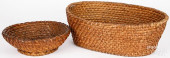 TWO PENNSYLVANIA RYE STRAW BAS