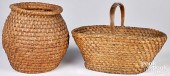 TWO PENNSYLVANIA RYE STRAW BAS