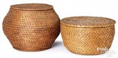 TWO PENNSYLVANIA RYE STRAW LID