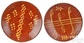 TWO PENNSYLVANIA SLIP DECORATE