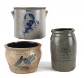 Two Pennsylvania stoneware cro