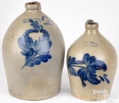 TWO PENNSYLVANIA STONEWARE JUG