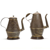 TWO PENNSYLVANIA TINWARE COFFE