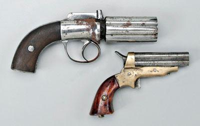 Two pepper box pistols: Sharp&#39;s