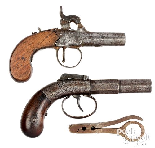 TWO PERCUSSION PISTOLSTwo