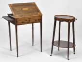 TWO PERIOD ENGLISH STANDS, CA.