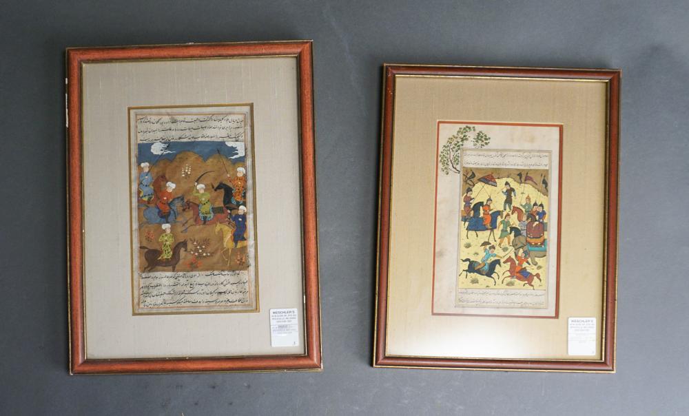 TWO PERSIAN DOUBLE-SIDED