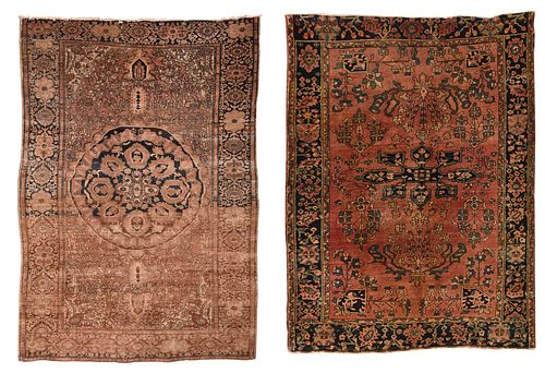 TWO PERSIAN RUGSearly 20th century,