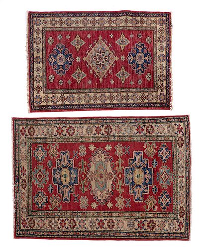 TWO PERSIAN SCATTER RUGSTwo Persian