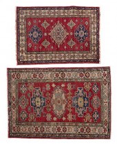 TWO PERSIAN SCATTER RUGSTwo Pe