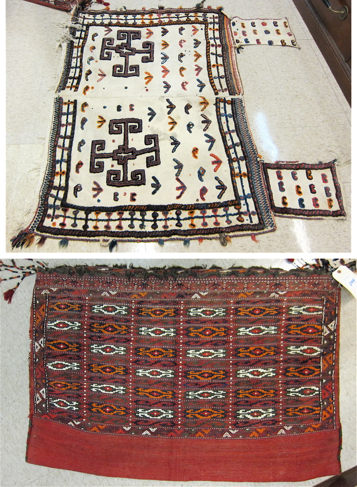 TWO PERSIAN TRIBAL WEAVINGS: Shiraz