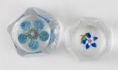 TWO PERTHSHIRE CRYSTAL PAPERWE