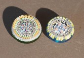 TWO PERTHSHIRE LATTICINO AND P