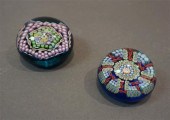 TWO PERTHSHIRE MILLEFIORI GLAS