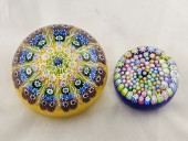 TWO PERTHSHIRE MILLEFIORI PAPE