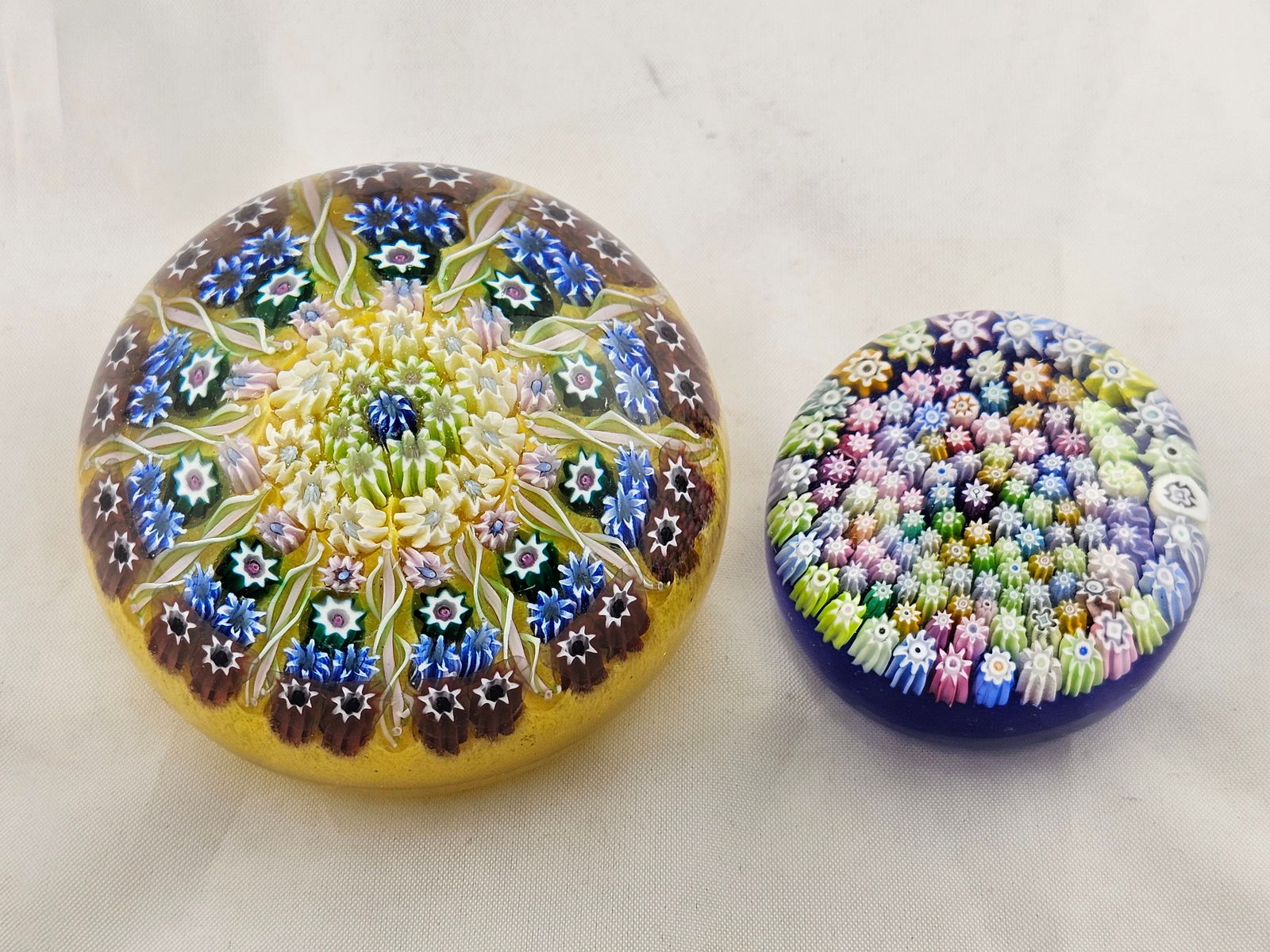 TWO PERTHSHIRE MILLEFIORI